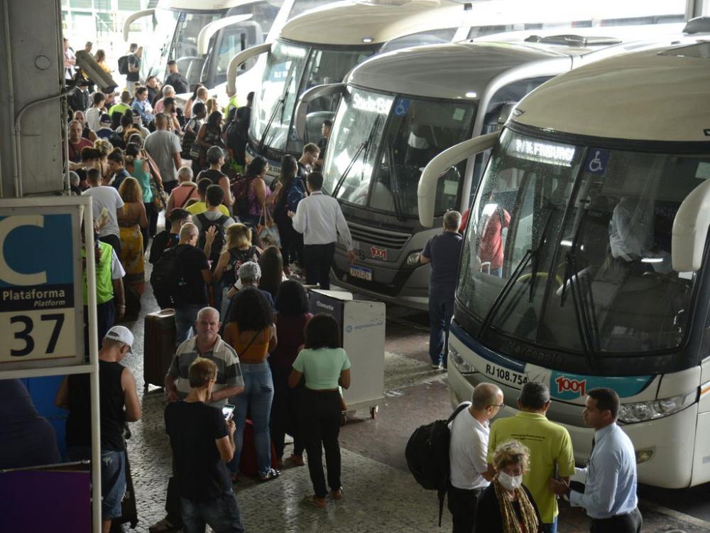 A Rodoviária do Rio prevê meio milhão de passageiros Foto: Tomaz Silva/ Agência Brasil