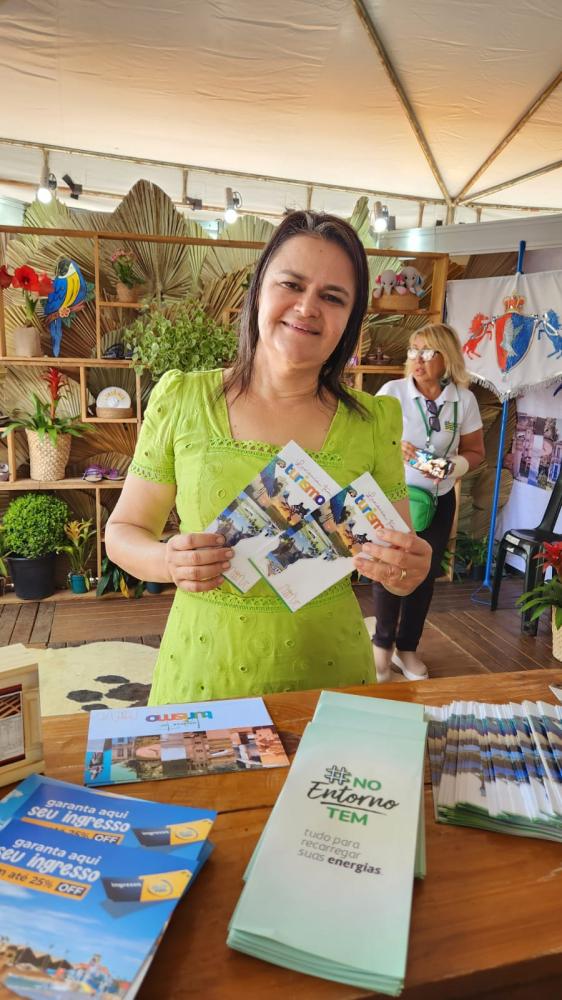Secretária de turismo de Luziânia, Valdirene Tavares Foto: Graciliano Candido