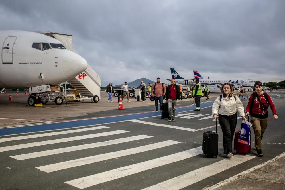 Aeroporto de Navegantes começa o ano com retomada de voos internacionais Divulgação: CCR Aeroportos