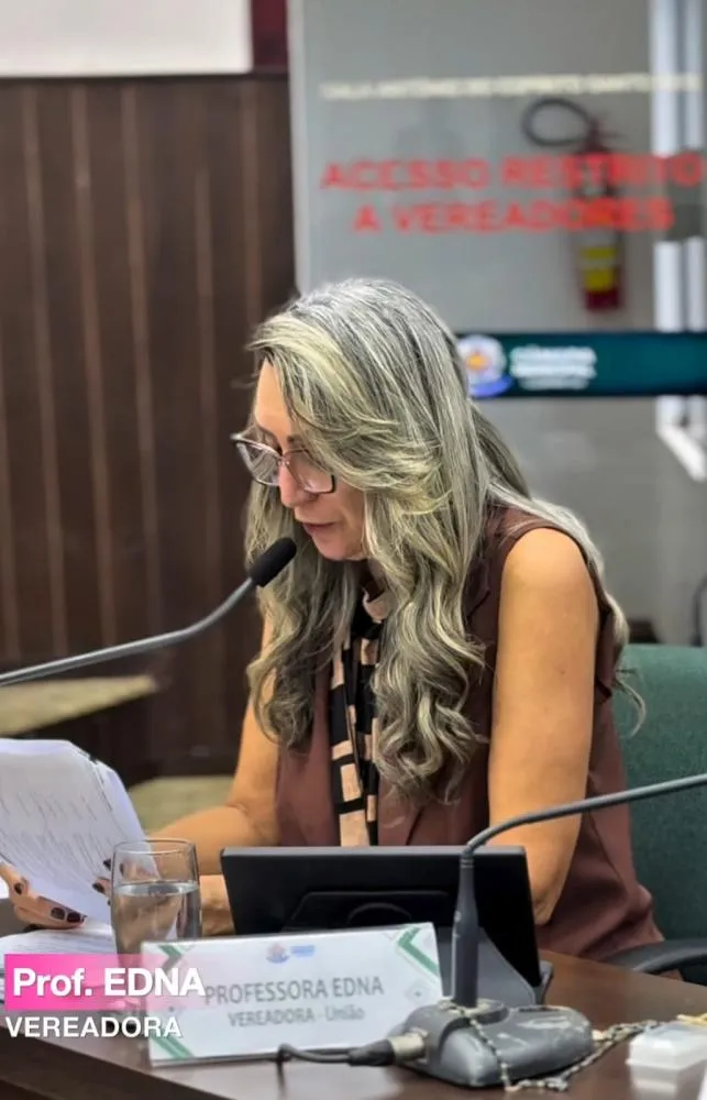 Vereadora professora Edna. Foto: Divulgação