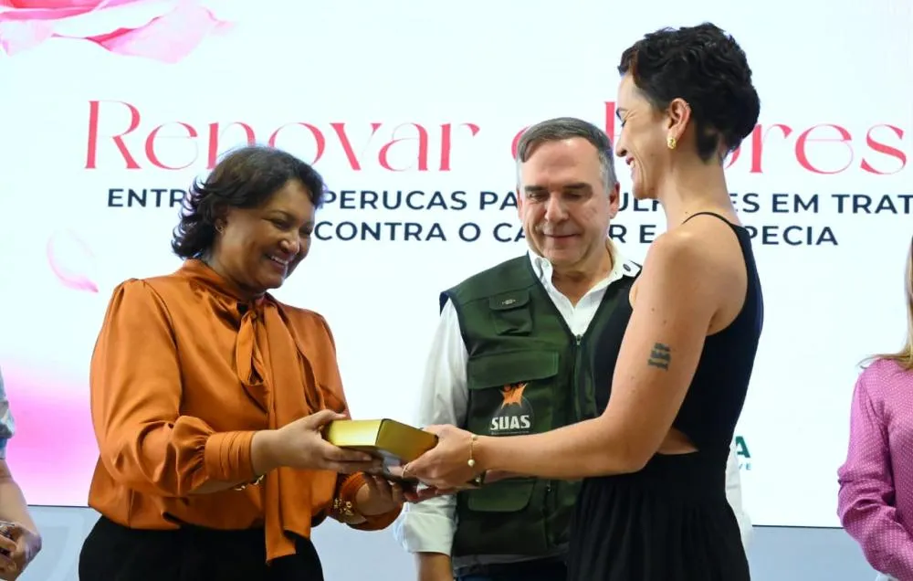 Thahenne Oliveira resumiu o cabelo como autoestima e segurança para a mulher. Foto: Divulgação