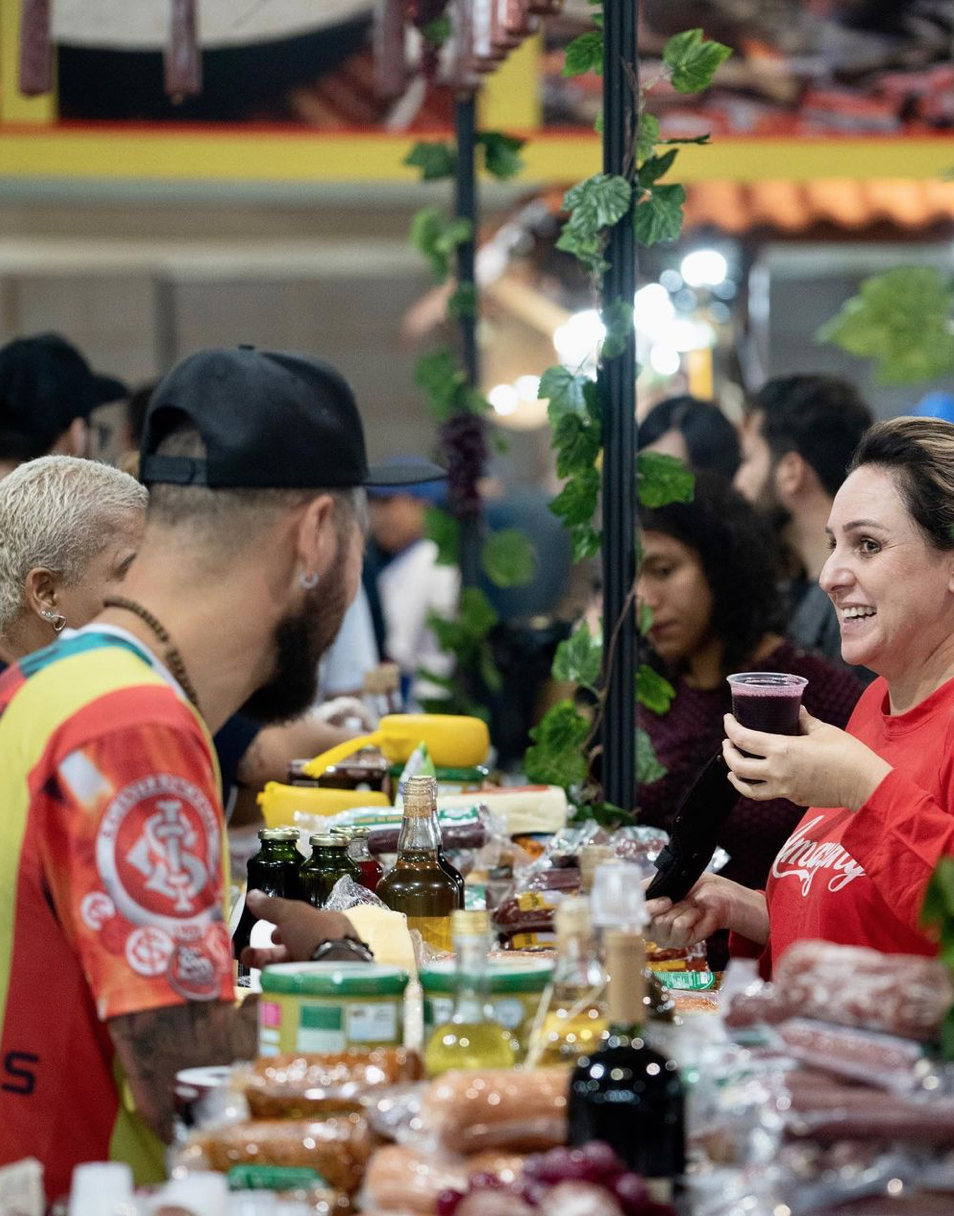 Quem for visitar a feira com a típica vestimenta gaúcha não paga para entrar
