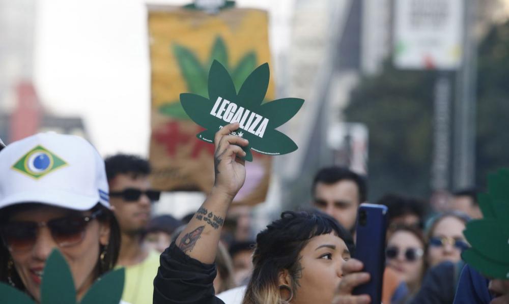 Marcha da Maconh@ ocorreu nesse sábado, 17, na Avenida Paulista. Foto de Paulo Pinto/Agência Brasil